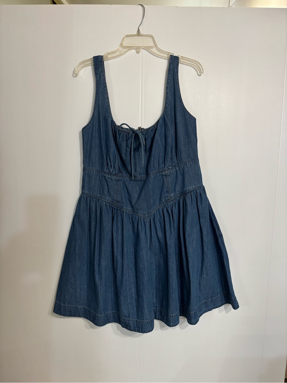 a.n.a Girls Denim Sundress in Blue